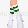 Acrylic ankle hi with striped top