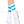 Acrylic ankle hi with striped top