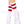 Acrylic ankle hi with striped top