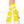 Acrylic ankle hi with striped top