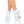 Opaque Anklet with Ruffled Lace