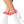 Opaque Anklet with Ruffled Lace