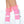 Opaque Anklet with Ruffled Lace
