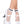 Striped sheer ankle hi