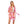 DIONA J TIE DYE FASHIONABLE KIMONO COVER UP CARDIGAN ONE SIZE COLOR PINK