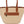 DIONA J FASHION TWO TEXTURED STRAW SATCHEL BAG COLOR BROWN