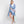 DIONA J TIE DYE PRINT KIMONO CARDIGAN ONE SIZE COLOR BLUE