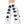 Leaf print socks