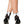 Opaque anklet with satin bow