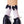 Opaque anklet with satin bow