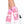 Flower design sheer anklet