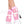 Flower design sheer anklet