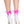 Opaque lace ruffle anklet with satin bow