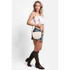 DIONA J STRAW CROSSBODY BAG COLOR BEIGE