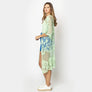 DIONA J FLORAL LACE KIMONO ONE SIZE COLOR SAGE