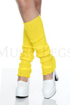 Ribbed acrylic footless leg warmers