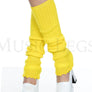 Ribbed acrylic footless leg warmers