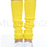 Ribbed acrylic footless leg warmers