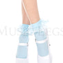Ankle hi with ruffle trim