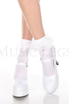 Ankle hi with ruffle trim