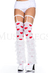 Sheer layered leg warmer