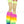 Rainbow furry leg warmers (Glow UV Reactive)