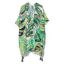 DIONA J TROPICAL PRINT KIMONO ONE SIZE COLOR GREEN