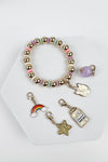 VARIETY CHARM ENAMEL BRACELET SET