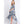DIONA J BOHO PRINT KIMONO COVER UP ONE SIZE COLOR BLUE
