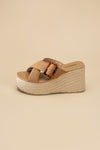 MANTA ESPADRILLE PLATFORM SLIDES