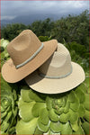 MULTI COLOR BRAIDED BAND PANAMA HAT