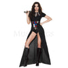 Stars Soldier 2 Pc Sheer insets Women’s Halloween Cosplay Costume Set Sz S/M