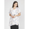 DIONA J FASHION LEAF PRINT KIMONO ONE SIZE COLOR BEIGE