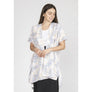 DIONA J FASHION LEAF PRINT KIMONO ONE SIZE COLOR BEIGE
