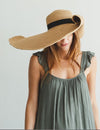 Wide Brim Beach Summer Sun FLOPPY STRAW HAT