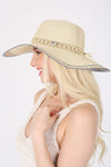 SUMMER EMBROIDERED STRAW HAT