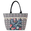 DIONA J BOHO FRINGE TOTE BAG ONE SIZE MULTICOLOR