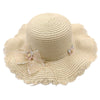 DIONA J KIDS STRAW HAT ONE SIZE COLOR BEIGE