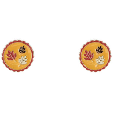 Halloween Lear Round Stud Earring