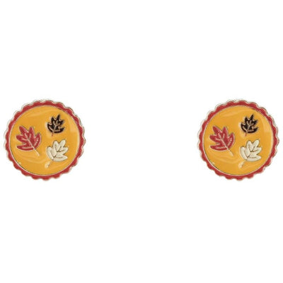 Halloween Lear Round Stud Earring