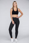 Active Leggings Featuring Concealed Pockets