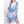 DIONA J TIE DYE PRINTED KIMONO CARDIGAN ONE SIZE COLOR BLUE