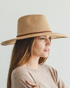 SUEDE VEGAN PANAMA HAT