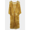DIONA J FLORAL LACE KIMONO ONE SIZE COLOR MUSTARD