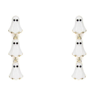 Halloween Ghost Tiered Dangle Earring