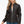 Snobbish Faux Leather Biker Jacket with Side Zip Pockets