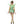 Fantasy Fairy Pc Leaf Handkerchief Hem Crop Women's Green Costume Set Size XS