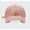 Macaroon Color Cap with 3D Bear Light Pink OS