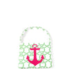 DIONA J ANCHOR & CHAIN PRINT BEACH TOWEL & TOTE BAG 2 IN 1