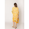 DIONA J TILE PRINT KIMONO ONE SIZE COLOR ORANGE